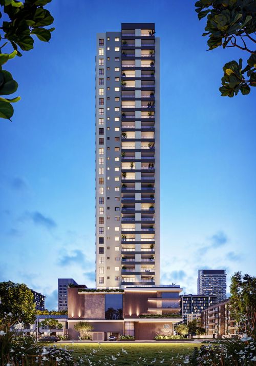 Fachada Monte Viso Residencial